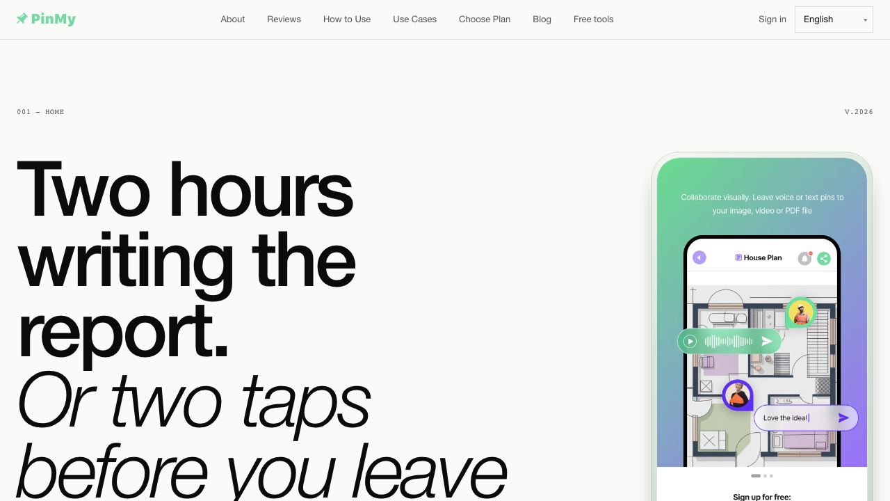 PinMy website screenshot