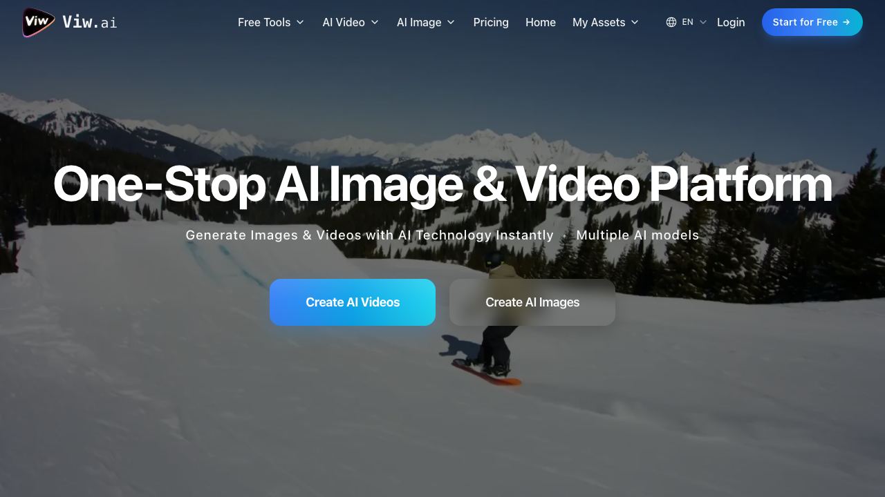 Image To Video AI - Try it Free Online website screenshot