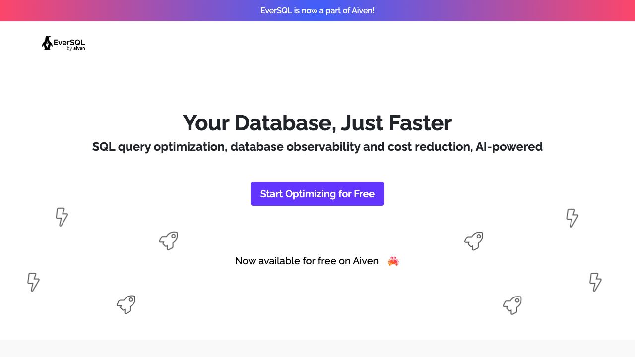 EverSQL 网站截图