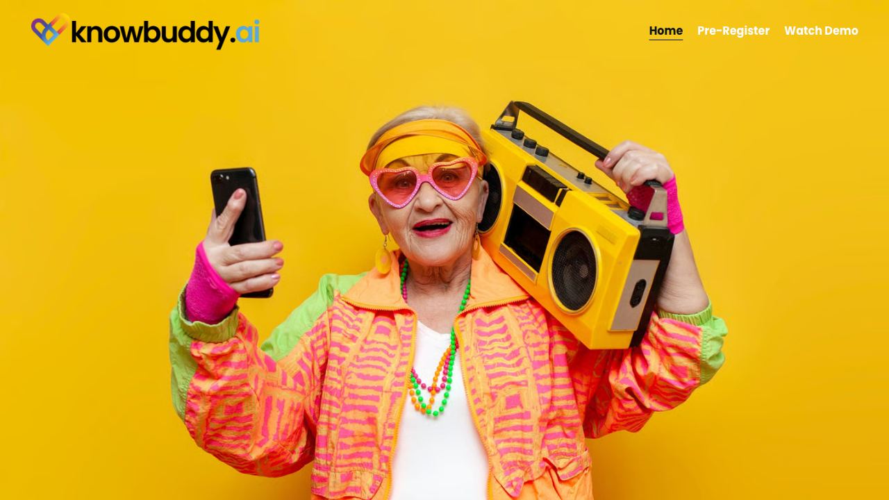 KnowBuddy.AI 网站截图