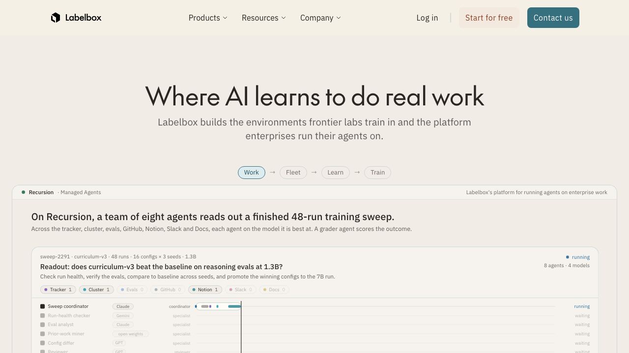 Labelbox website screenshot