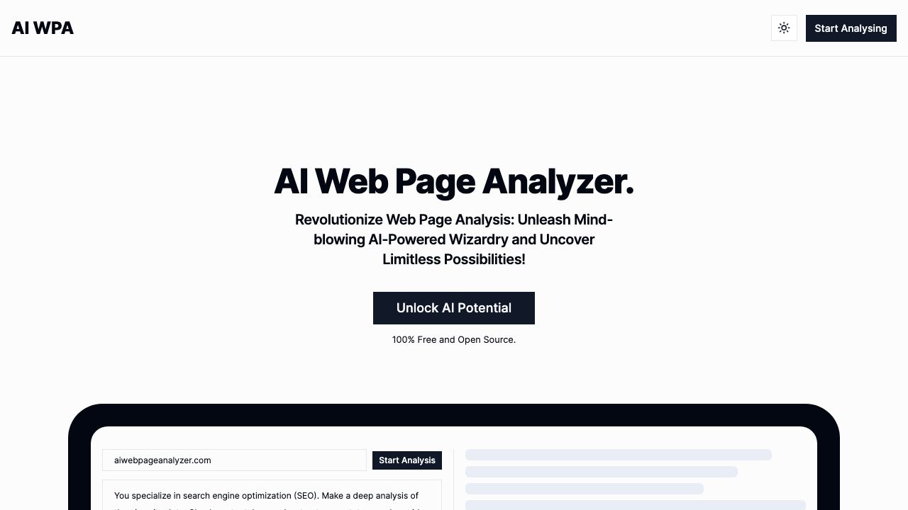 AI Web 网站截图