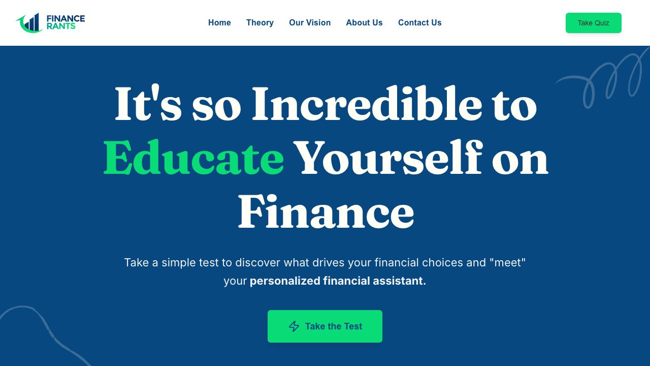 Finance Rants 网站截图