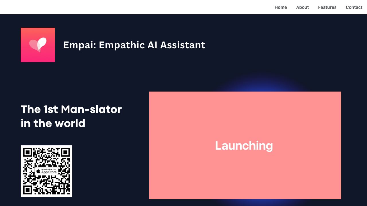 Empai: Empathic AI Assistant 网站截图