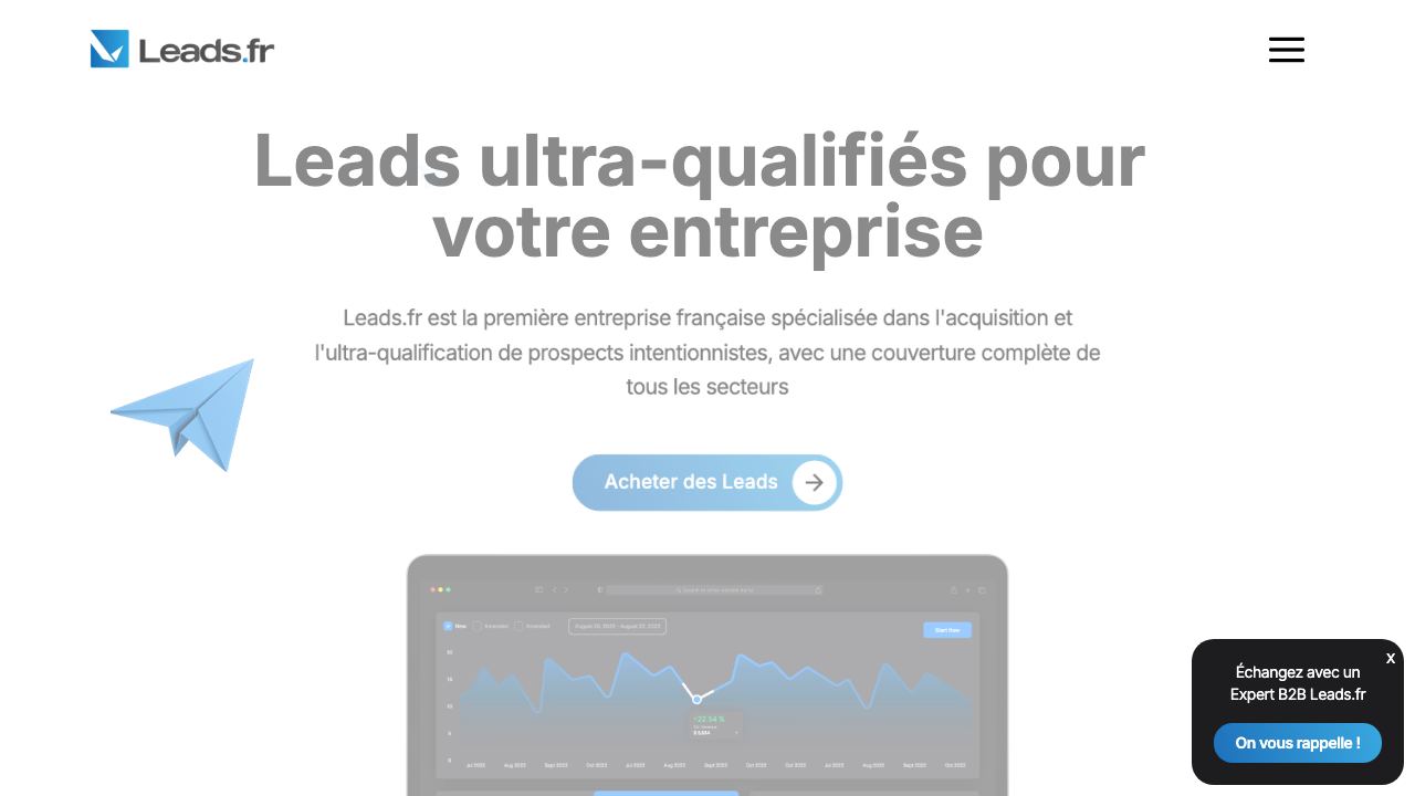 leads.fr 网站截图