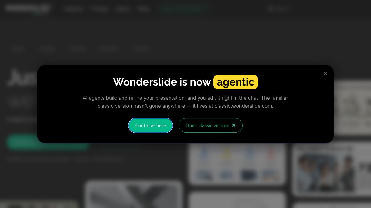 Wonderslide 网站截图