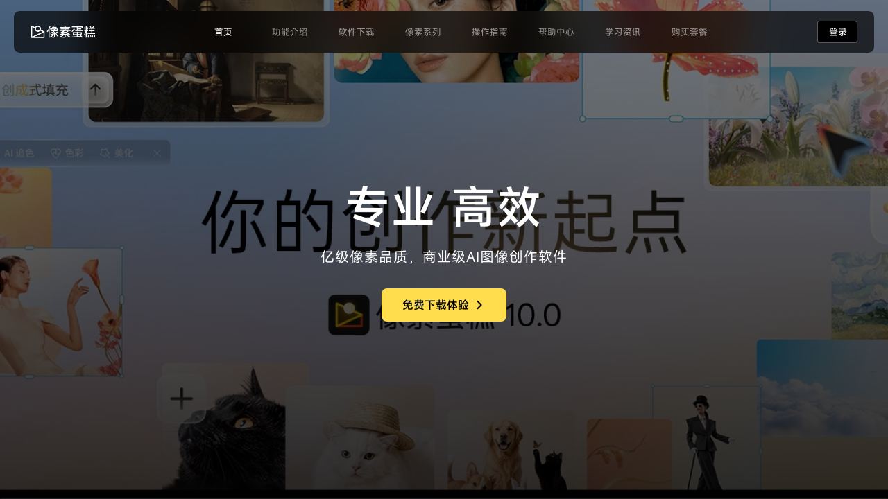 Pixel Cake 网站截图