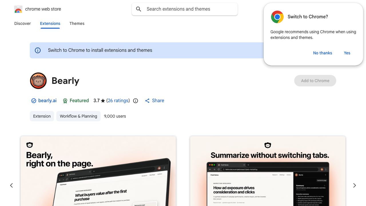 Bearly.ai 网站截图