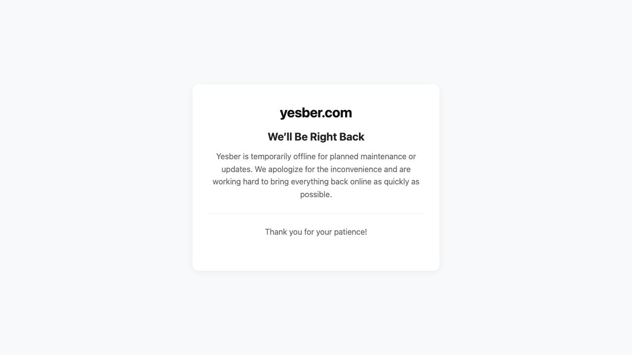 Yesber AI Camera 网站截图