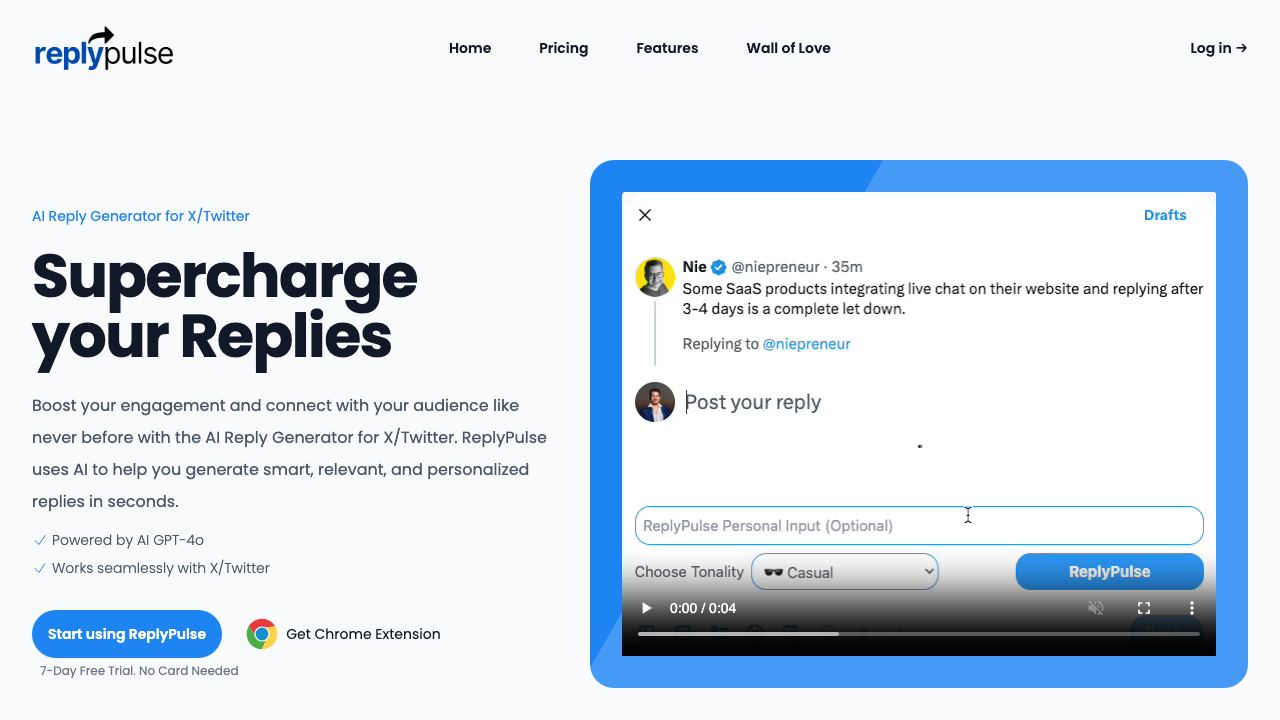 ReplyPulse.com website screenshot
