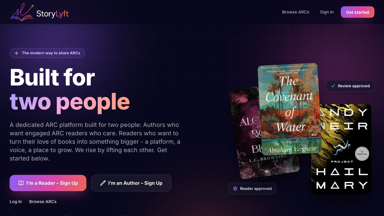 Storylyft 网站截图