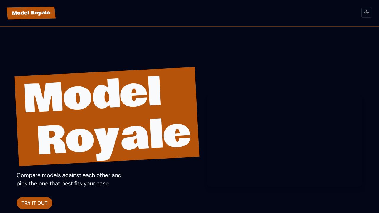 Model Royale 网站截图