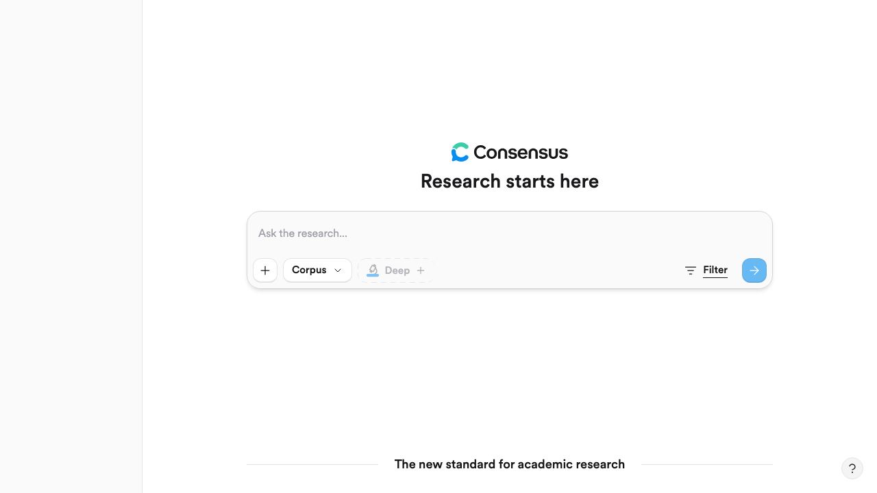 Consensus website screenshot