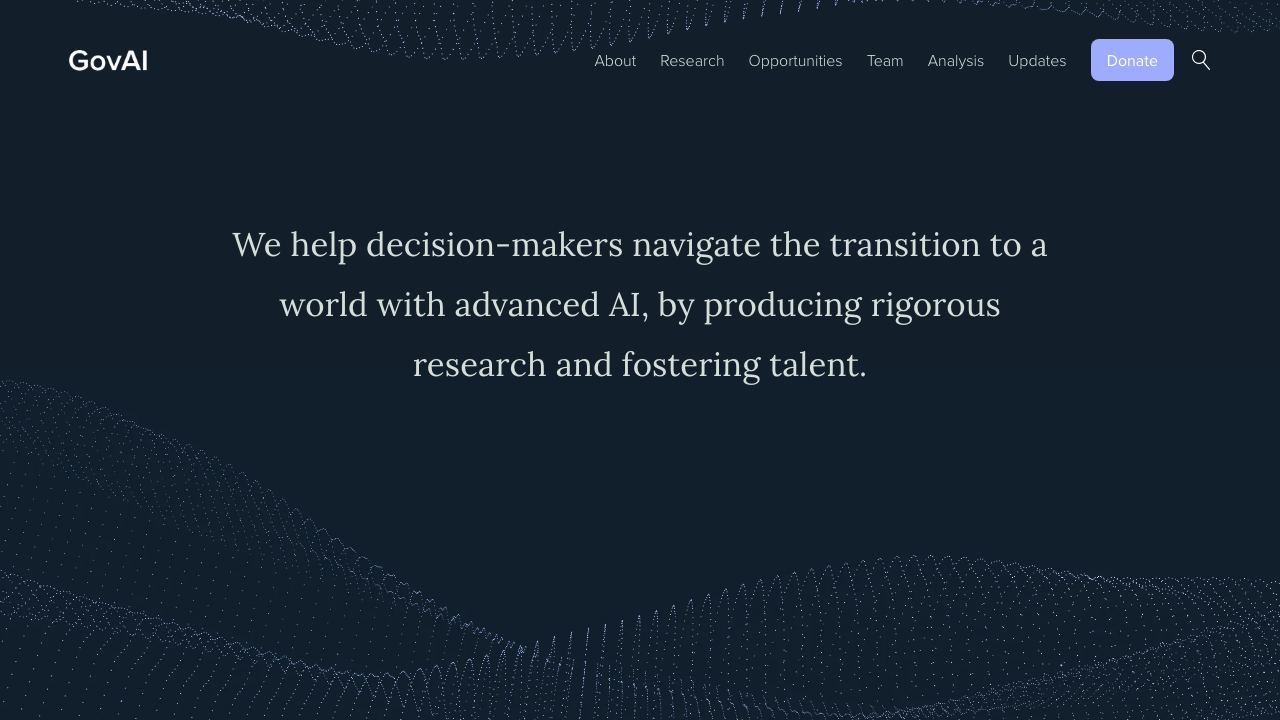 governance.ai 网站截图