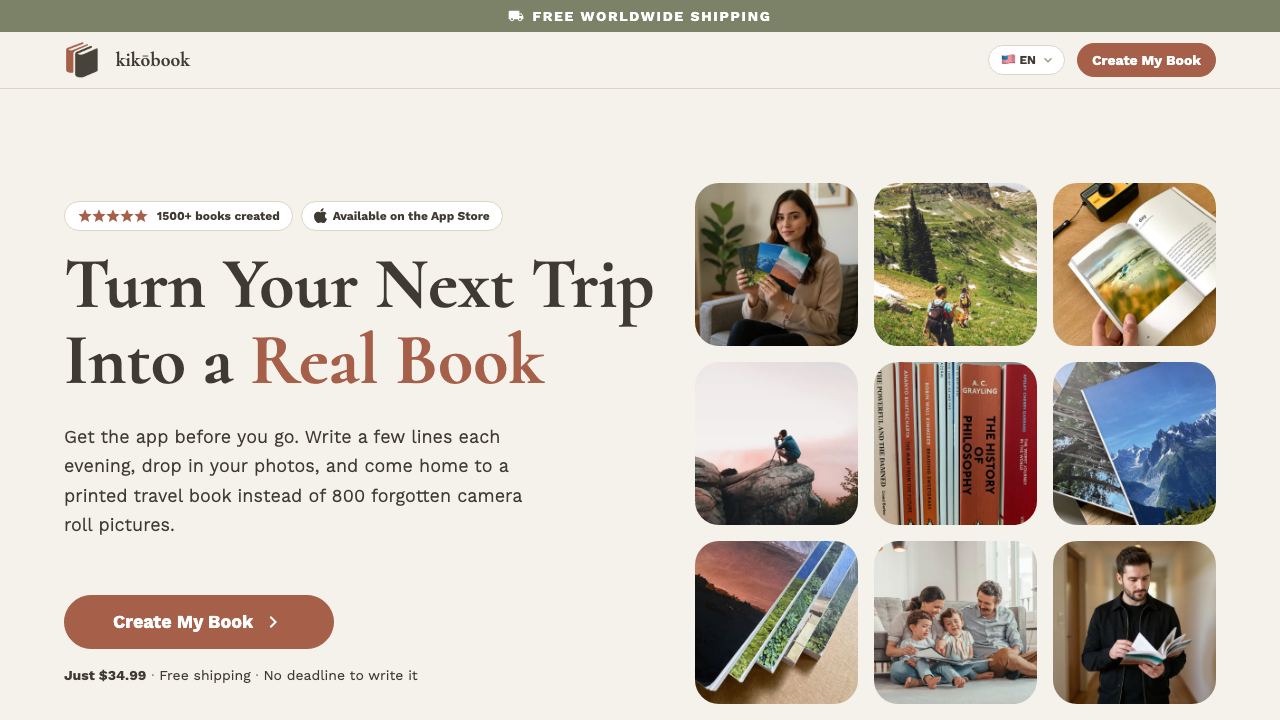 kikōbook 网站截图