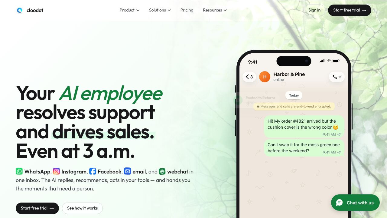 cloodot.com website screenshot