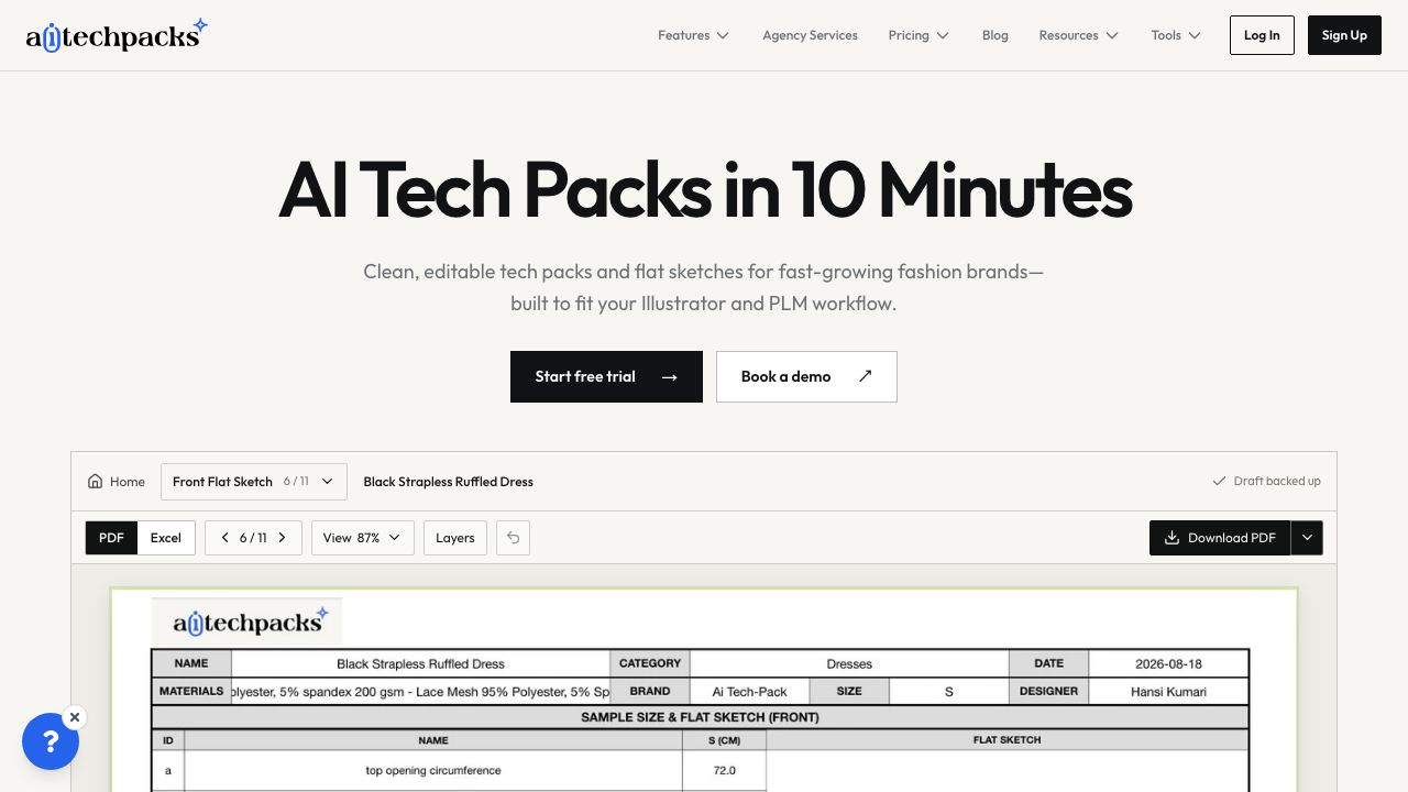 AI Tech Packs 网站截图
