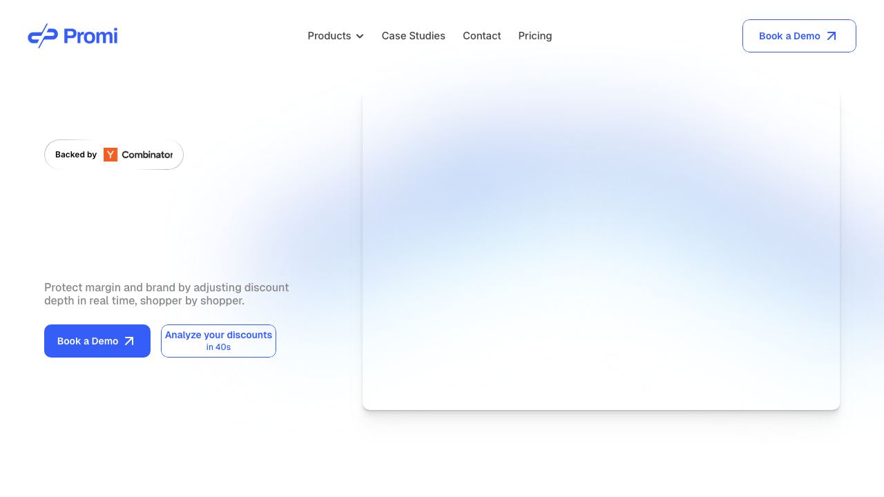 Promi website screenshot