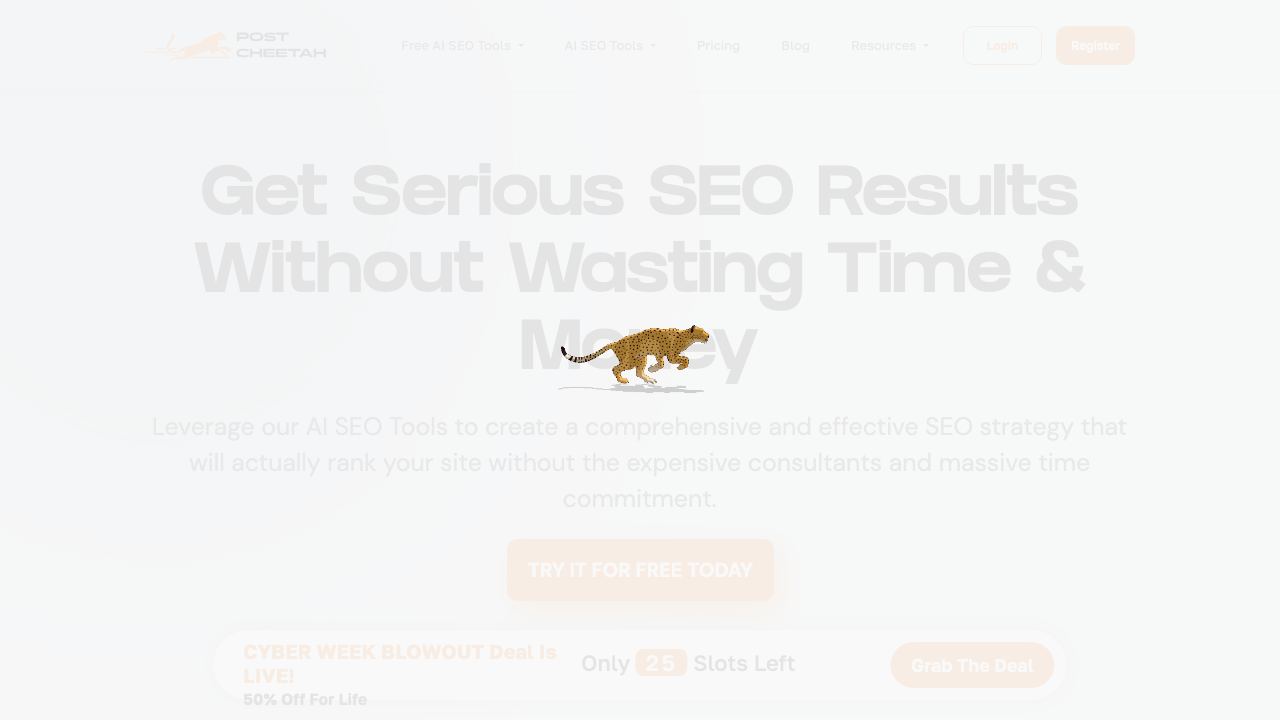 Post Cheetah 网站截图