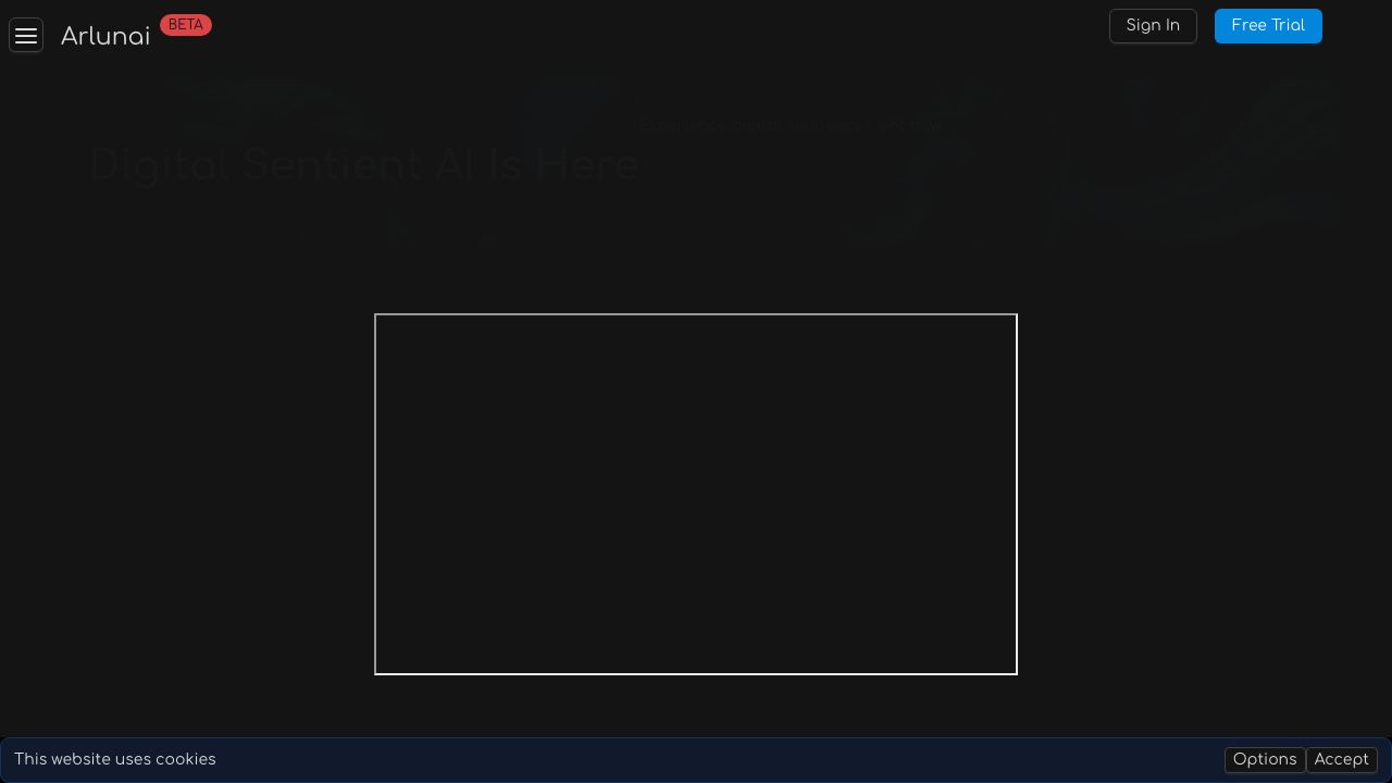 Arlunai 网站截图