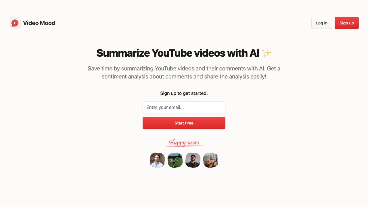 Video Mood 网站截图