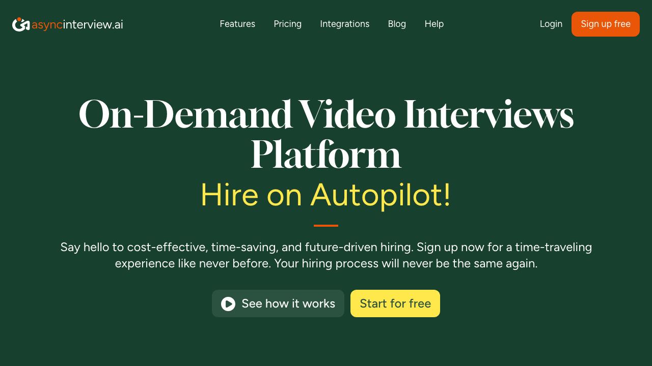 Asyncinterview.ai 网站截图