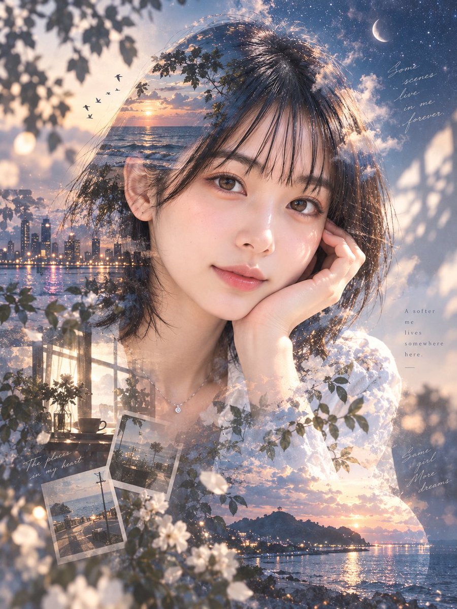 Ethereal Double Exposure Portrait