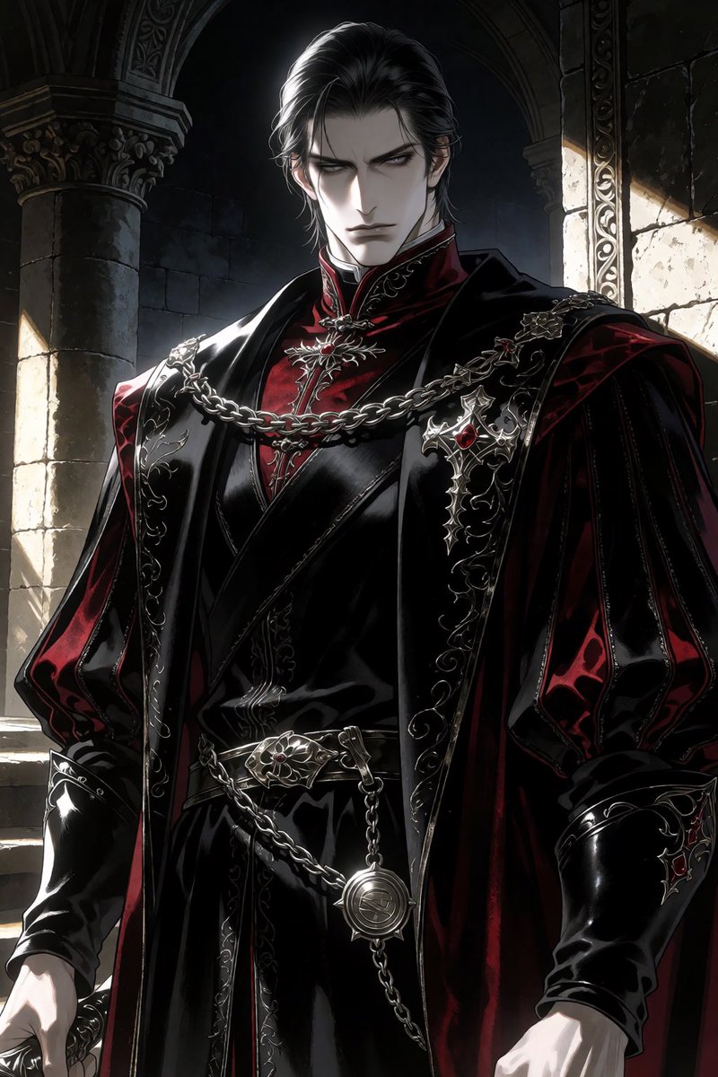 Gothic Vampire Lord Portrait
