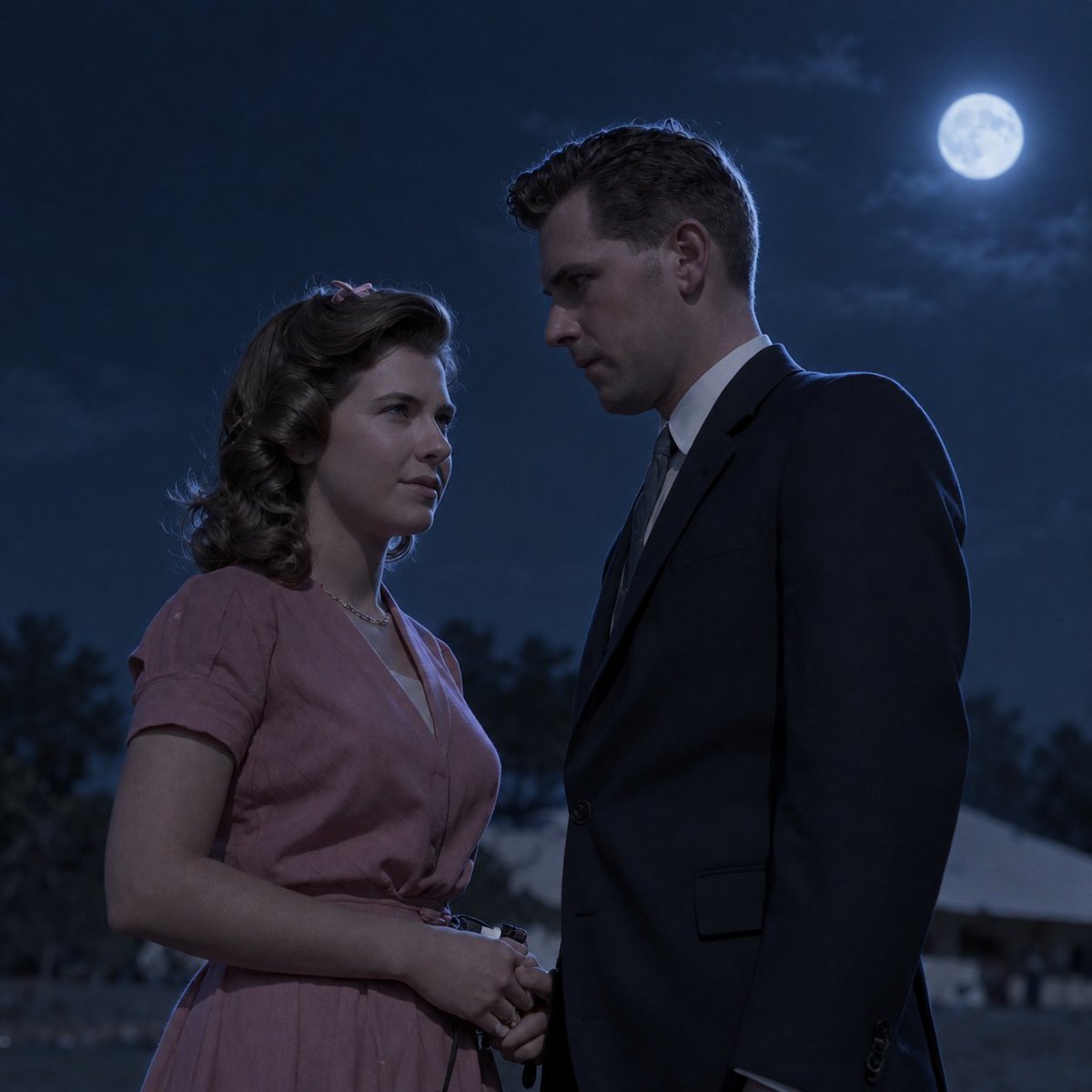 Day-to-Night Cinematic Lighting Transformation example
