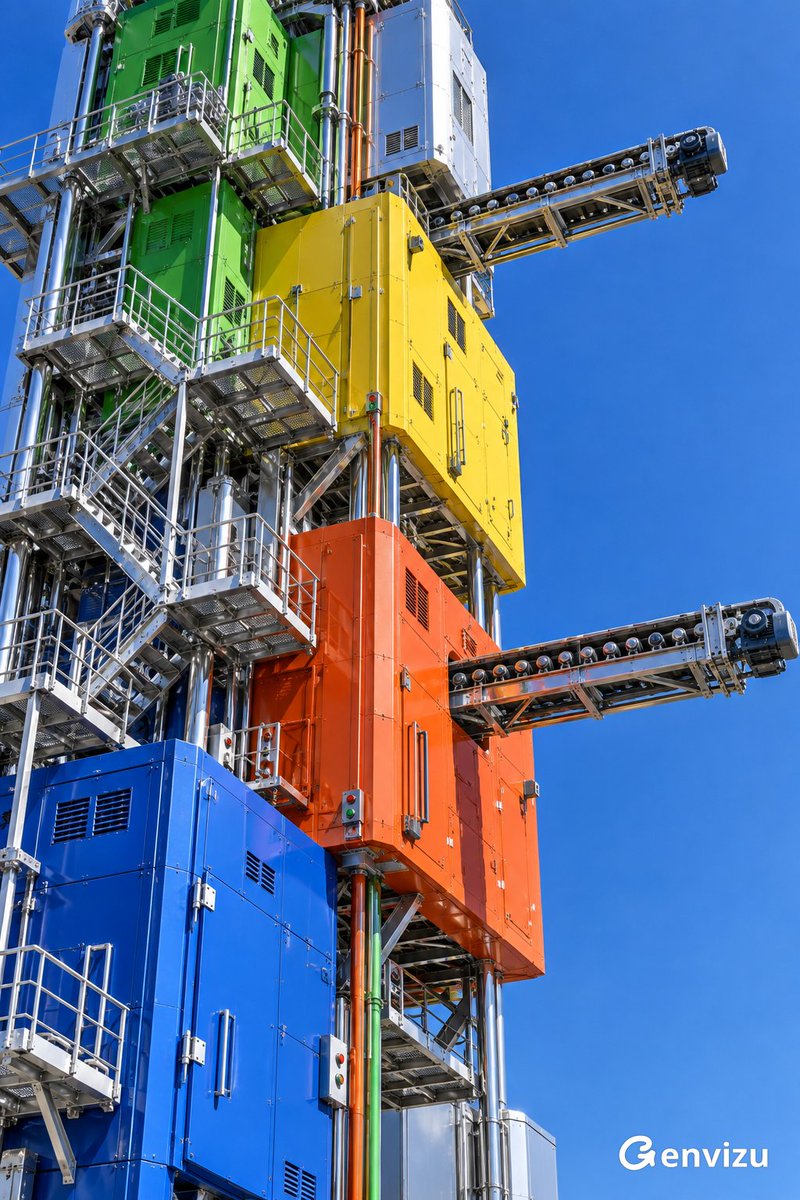 Acid Futurism Modular Cyber Tower