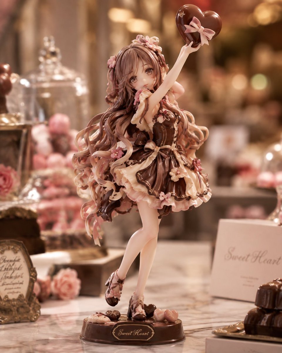 Chocolate Heart Anime Figure example