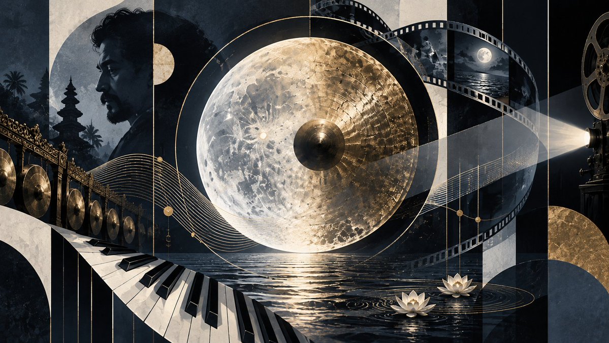Debussy's Moonlight & Gamelan Collage example