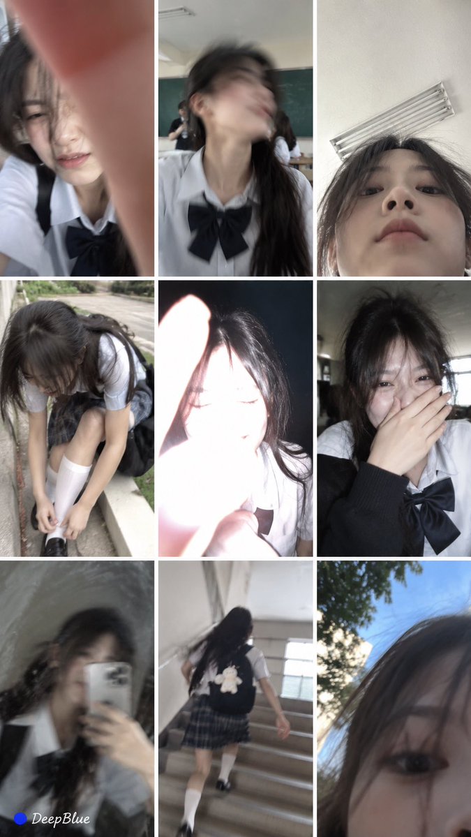 Vertical 3x3 Failed Photos Character Prompt example