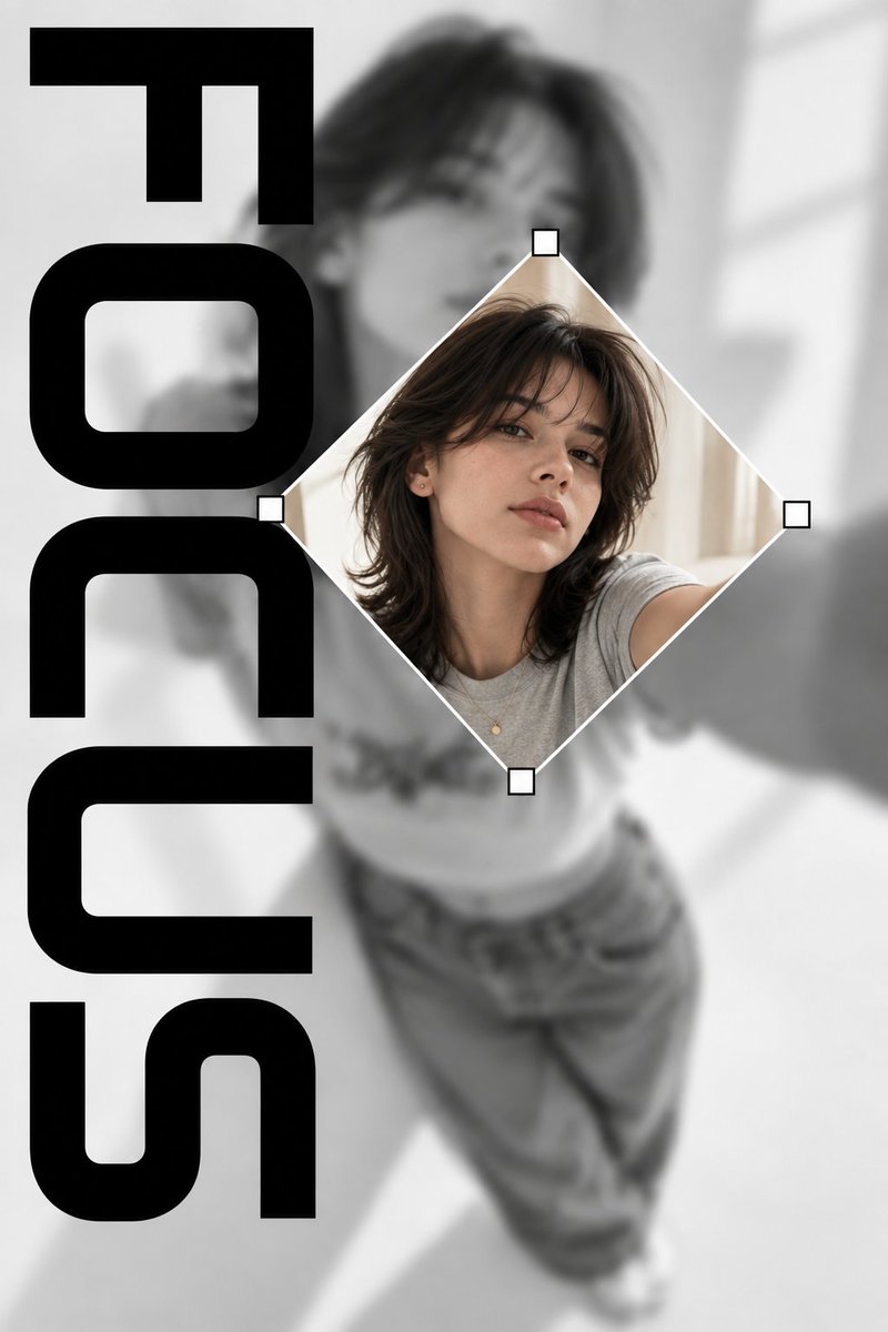 Minimalist FOCUS Poster example