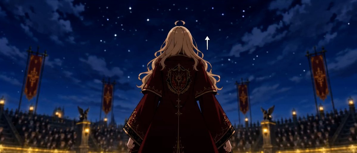 Anime Noble Facing Night Arena