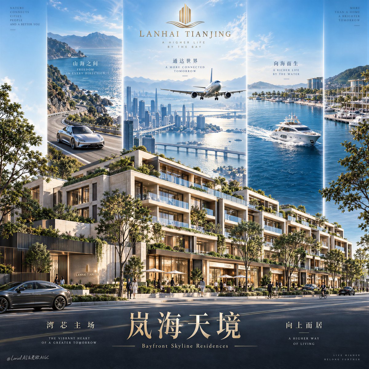 Luxury Real Estate Poster Design example