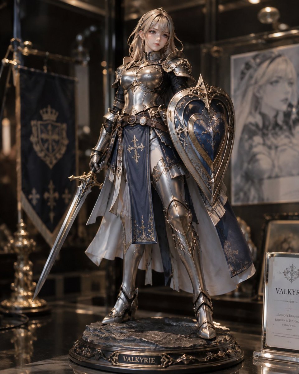 Premium Female Knight Figure example