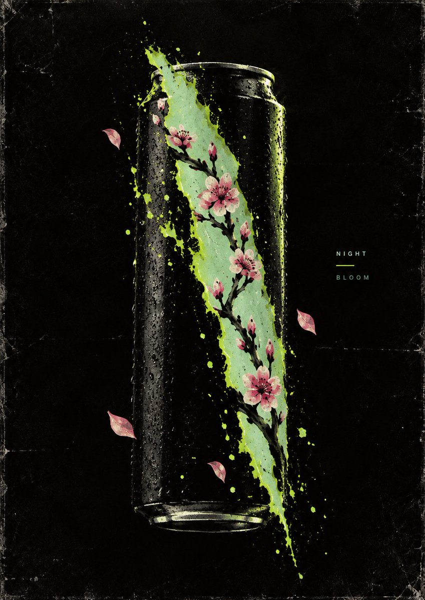 Cherry Blossom Tear Poster example