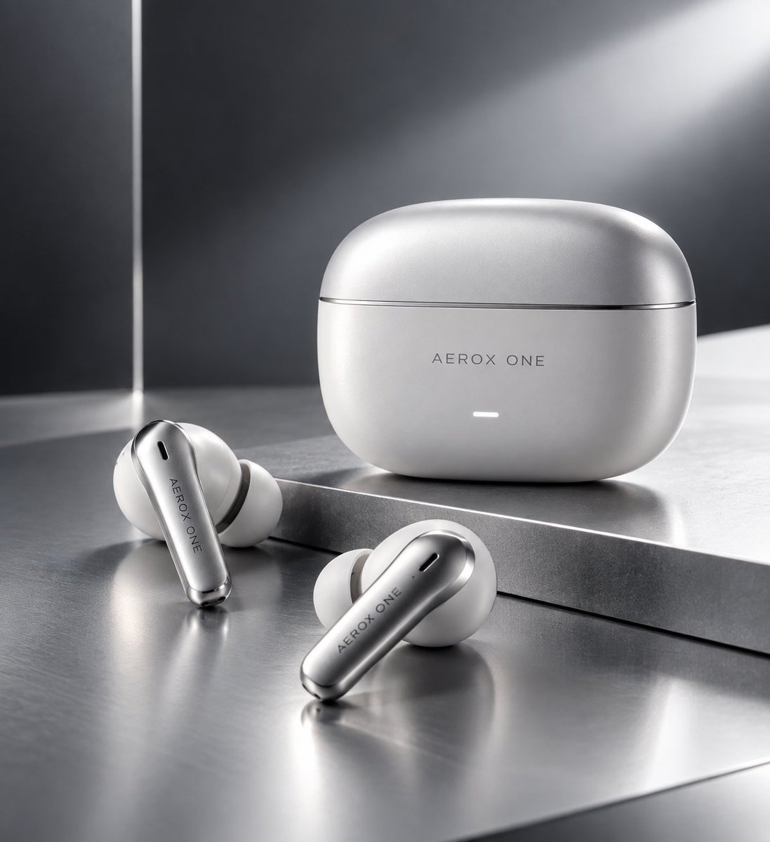 Premium Wireless Earbuds Studio Ad