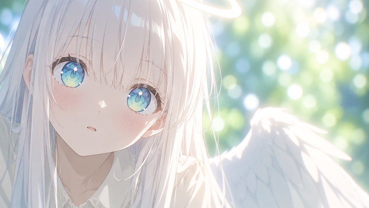 Anime Angel Girl Portrait