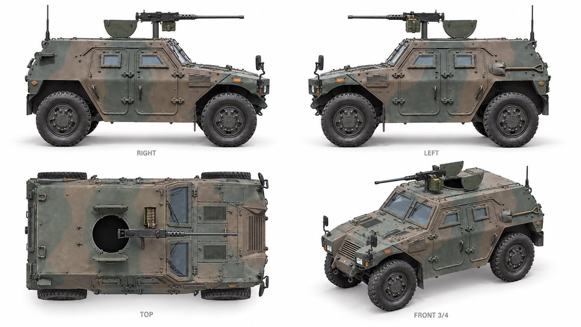 LAV-25 with Mounted M2 Machine Gun