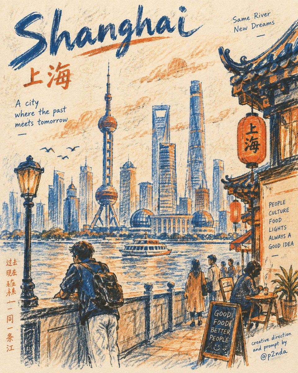 Crayon Pastel Editorial Illustration example