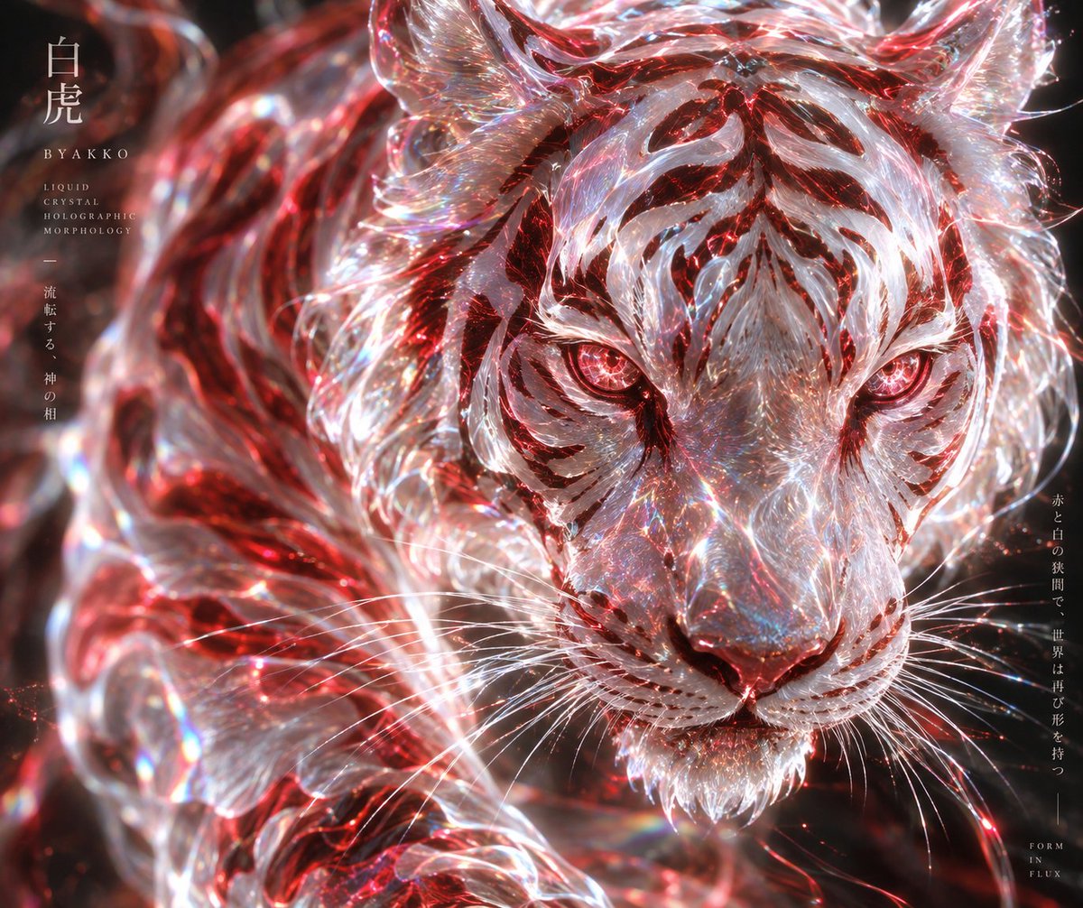 Holographic Liquid Crystal White Tiger example