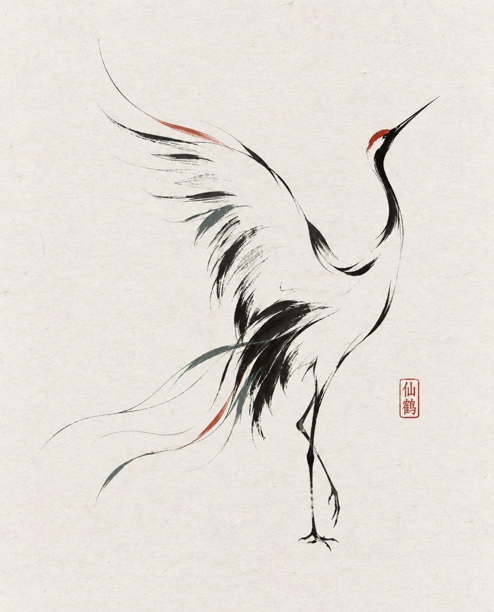 Ink Wash Monkey King Poster
