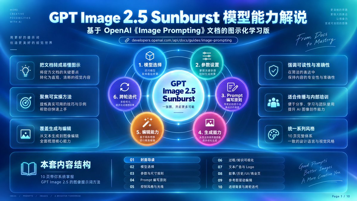 GPT Image 2.5 Sunburst Infographic