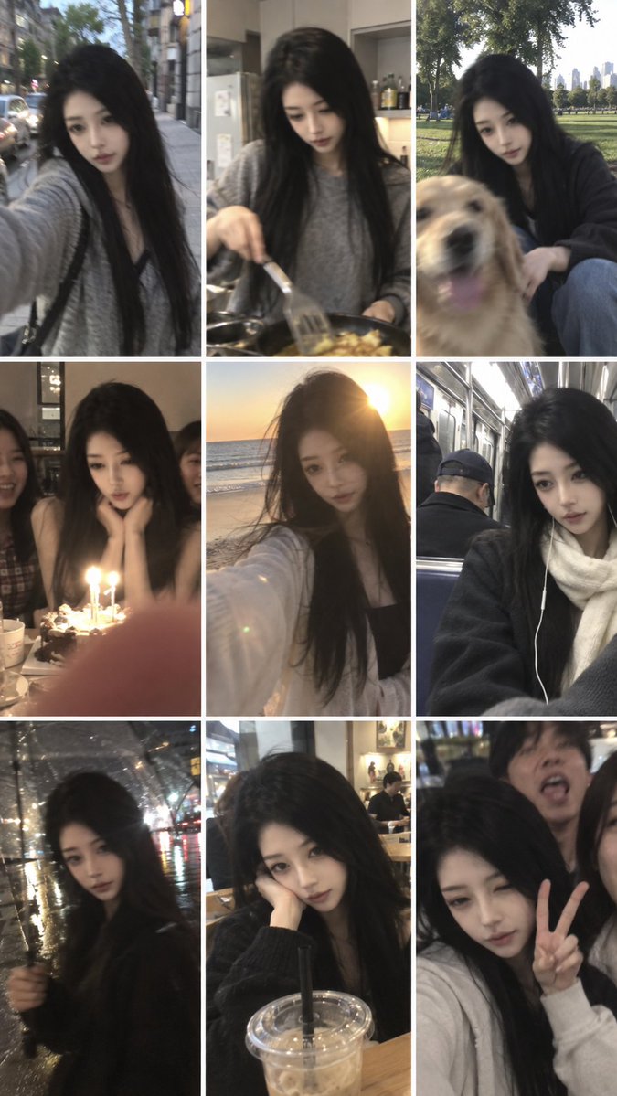 Amateur Lifestyle Photo Grid Collage