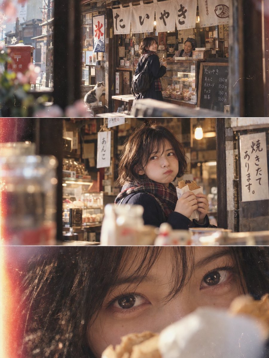 Japanese Street Food Photo Collage