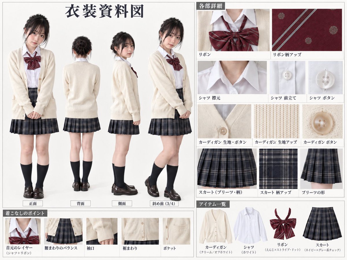 Creating Costume Reference Sheets
