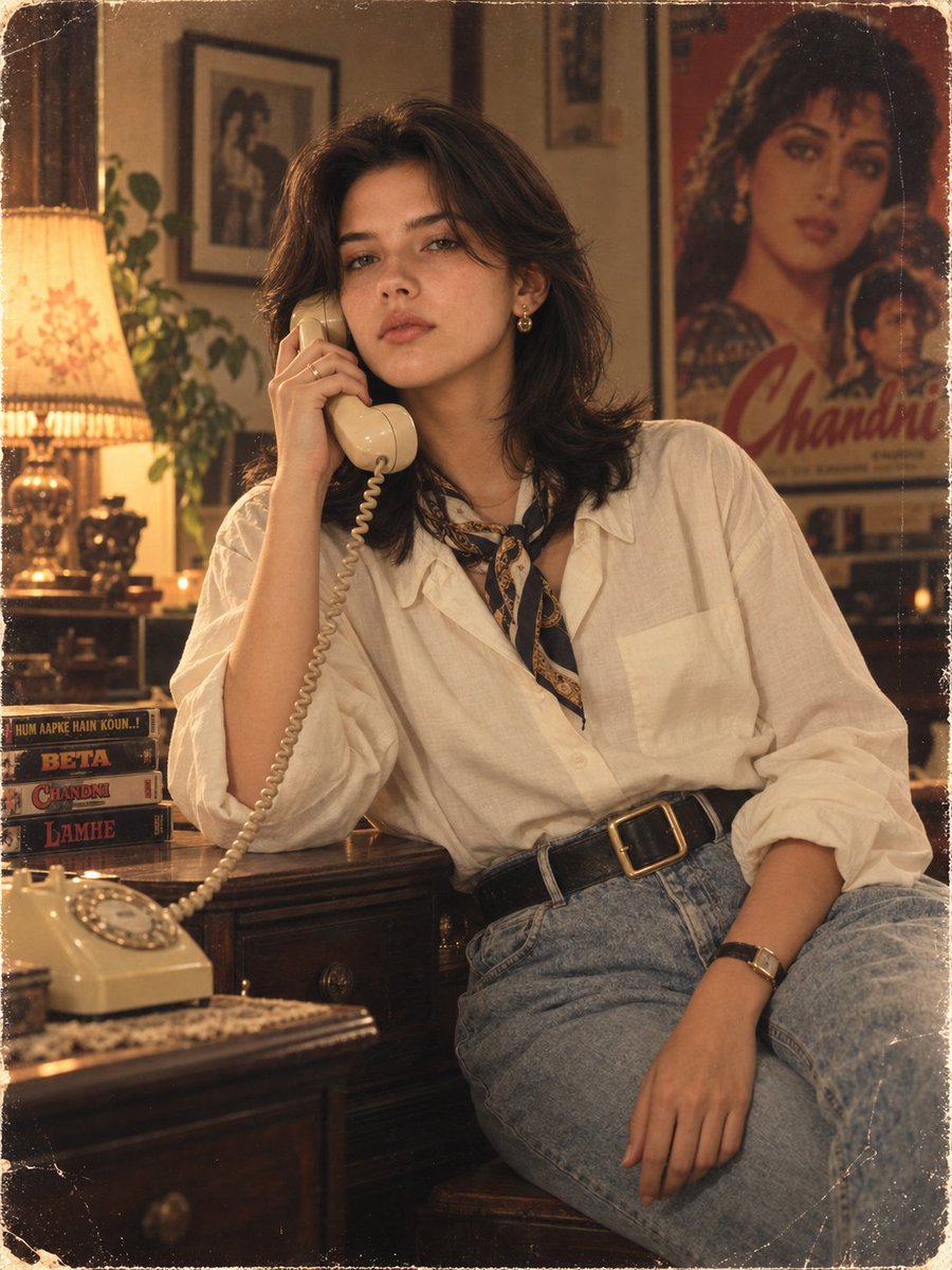 80s Bollywood Retro Fashion example