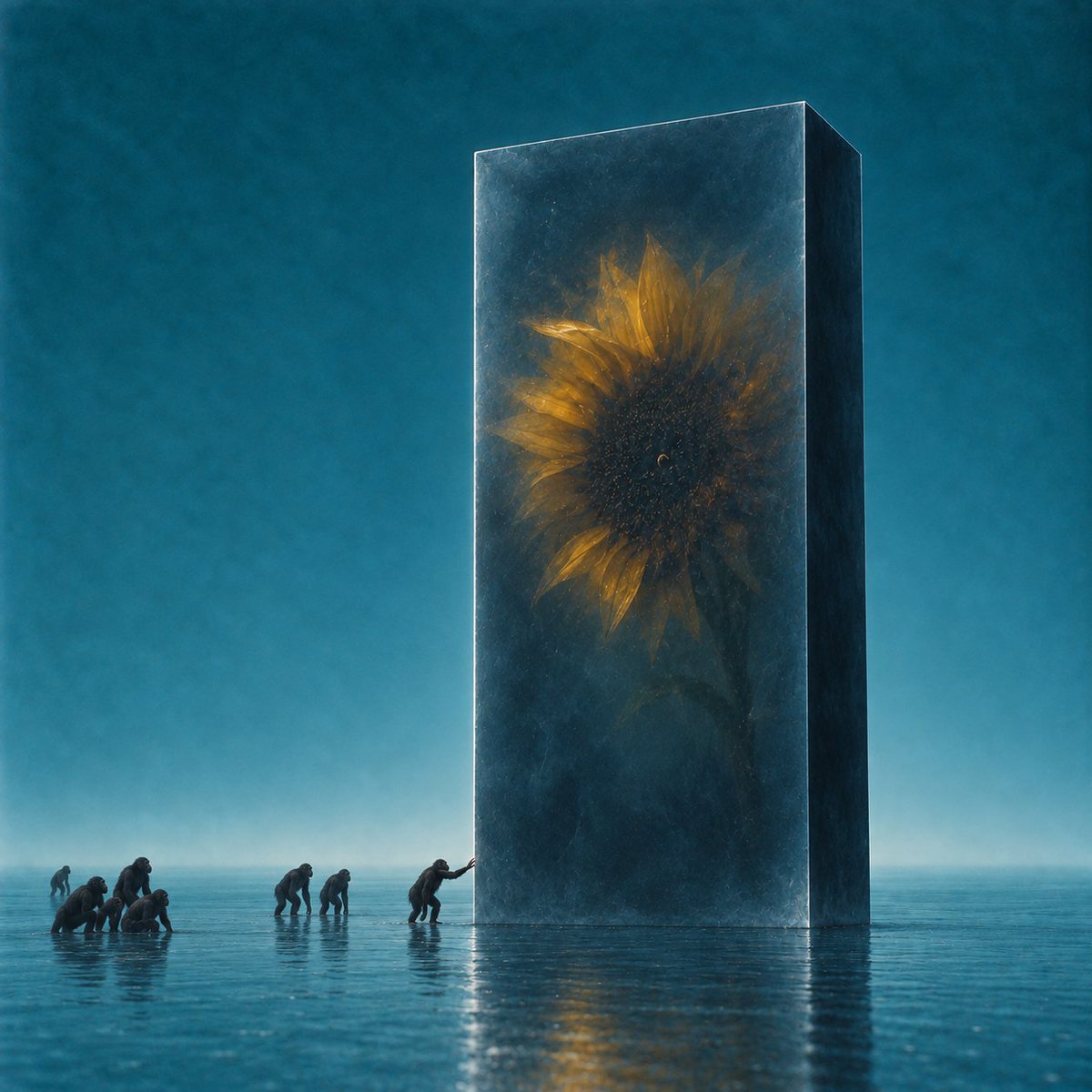 Sunflower Ice Monolith